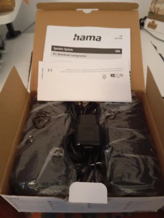 Altavoces Hama E80 Stereo USB 2.0 Jack 3.5mm