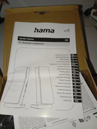 Altavoces Hama E80 Stereo USB 2.0 Jack 3.5mm