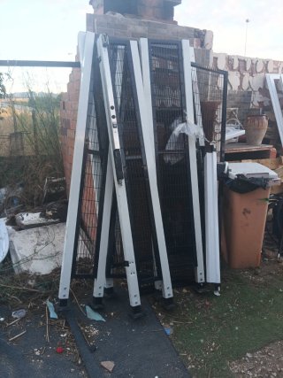 Vallado seguridad con puerta