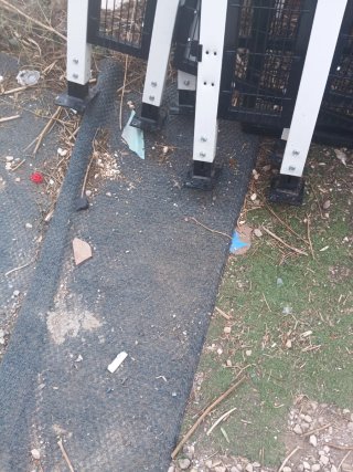 Vallado seguridad con puerta