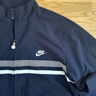 Chaqueta Nike Hombre Talla L Azul y Blanca
