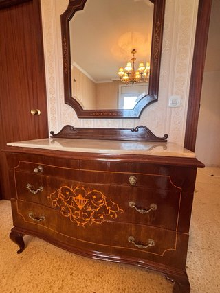 Dormitorio Completo Estilo Isabelino