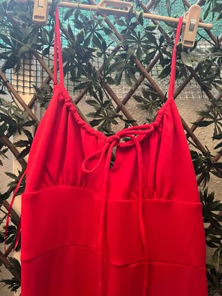 Vestido largo rojo