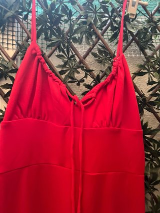 Vestido largo rojo
