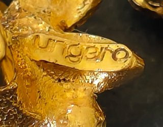 Encantadores Pendientes Clip Ungaro Bouquet Floral