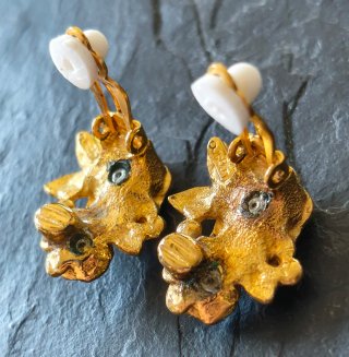 Encantadores Pendientes Clip Ungaro Bouquet Floral