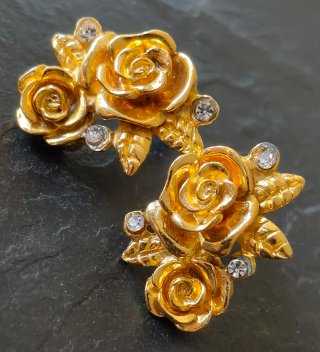 Encantadores Pendientes Clip Ungaro Bouquet Floral