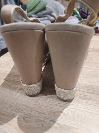 Sandalias Tommy Hilfiger Beige Cuña Verano