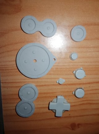 Botones y membranas Gameboy Advance SP