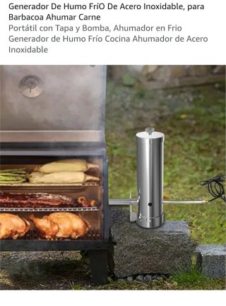 Generador de Humo para Barbacoa