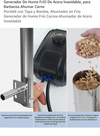Generador de Humo para Barbacoa