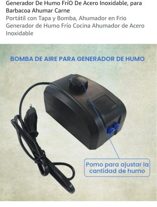 Generador de Humo para Barbacoa