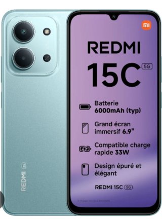 Redmi 15C 5G Verde Nuevo