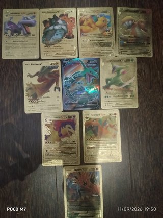Cartas Pokémon Doradas