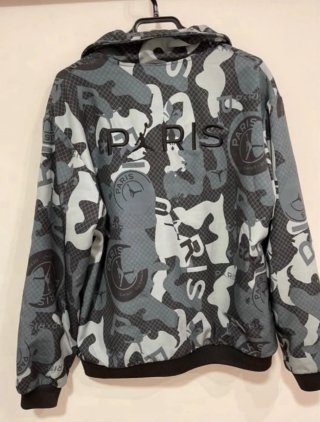 Cazadora Jordan PSG Negra y Gris
