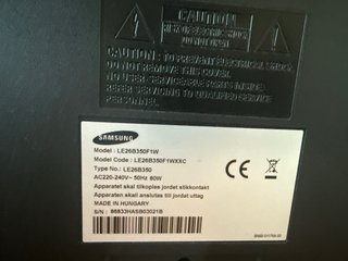 Televisor Samsung 28 Negro