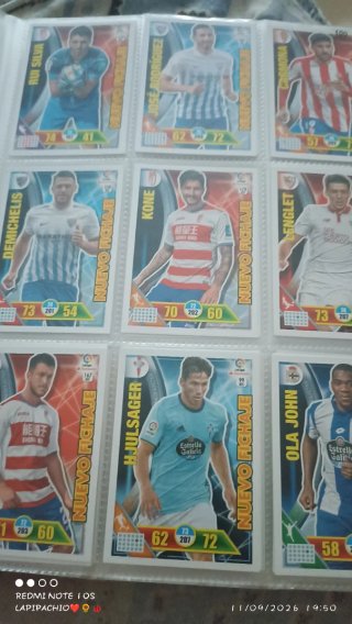 Cromos Adrenalyn LaLiga Santander 2016/17