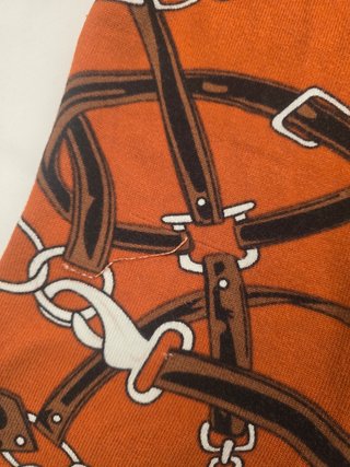Camiseta con estampado de cadenas t. única