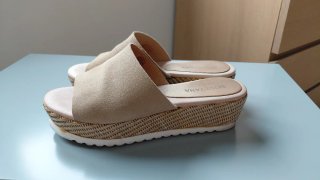 Sandalias Sitgetana Beige Plataforma