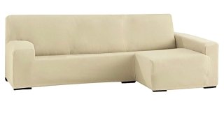 Funda Sofá Chaise Longue GFD Textiles Beige
