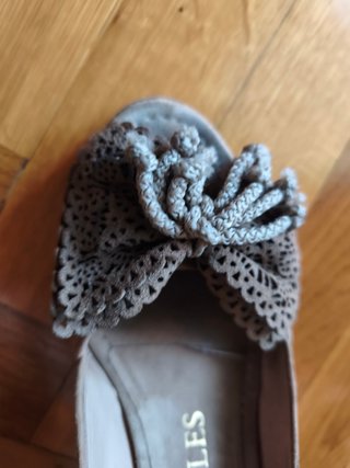 Sandalias ante destalonadas beige/marrón