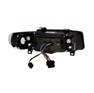 Faros delanteros Angel Eyes para Seat León 1M1 Bla