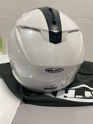 Casco Moto HJC C70N Blanco Talla S