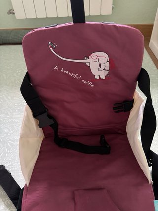 Trona portátil para bebé con estampado