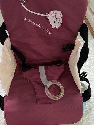 Trona portátil para bebé con estampado