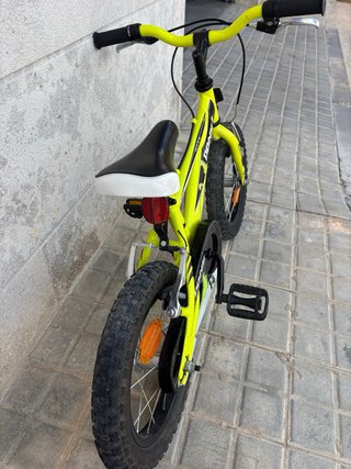 Bicicleta infantil Pony BH 14 color amarillo