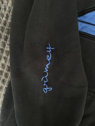 Sudadera Grimey Negra con Logo