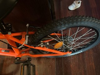Bicicleta infantil Rockrider naranja