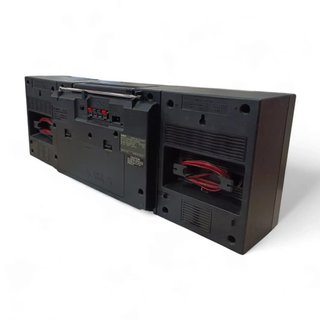 RADIO CASSETTE ESTEREO PORTATIL AIWA CA-35 + ALTAVOCES + CABLE