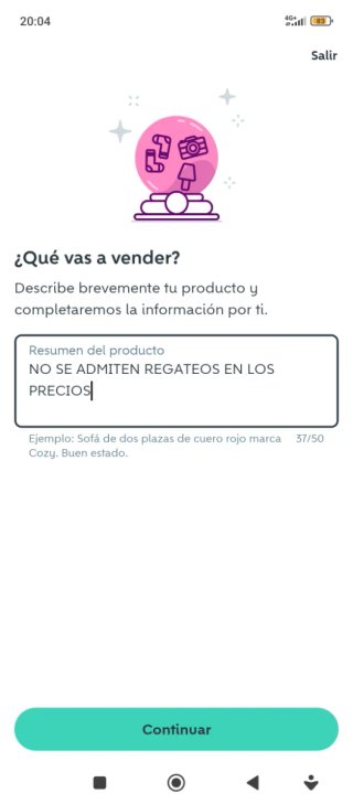 NO SE ADMITEN REGATEOS EN LOS PRECIOS EN EL PERFIL