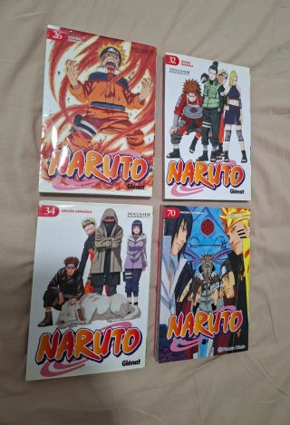 4 mangas Naruto español