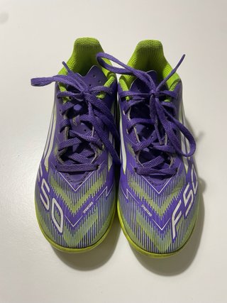 Botas de fútbol Adidas Morado/Verde
