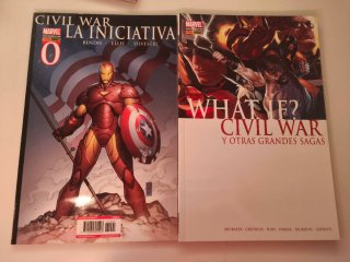 Lote de comics Civil War.
