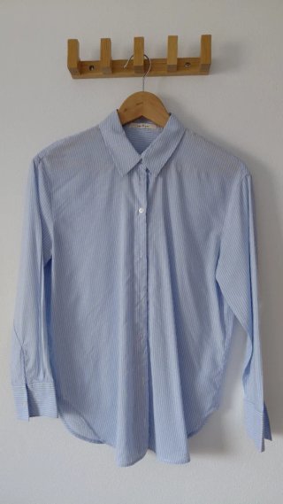 Camisa Ese o Ese azul cielo rayas