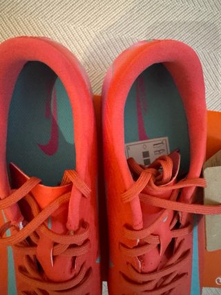 Botas de fútbol Nike junior naranjas