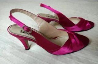 Zapatos Leonardo Talla 38 y Bolso Fucsia