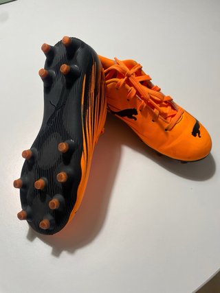 Botas de fútbol Puma Naranja Talla 32