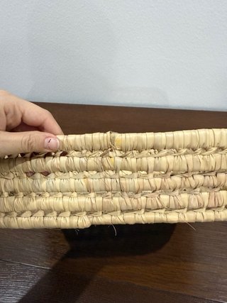 Cesta Zara Home Mimbre Hecha a Mano