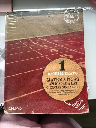 Libro Matematicas 1°Bachillerato
