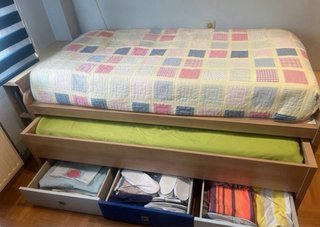 Cama nido con 3 cajones