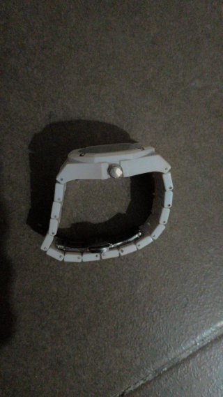 Reloj elegante blanco