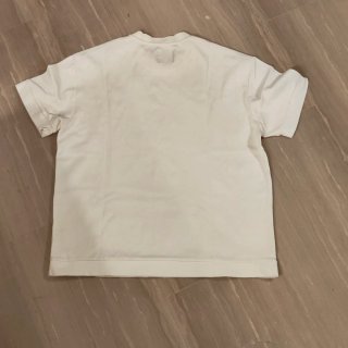 Bershka Camiseta Oversize Crema Talla L