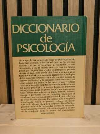 Diccionario de Psicología