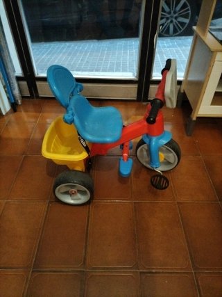 Triciclo Infantil Rojo y Azul