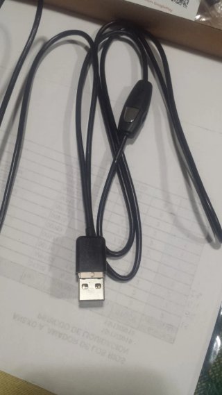 Cámara endoscópica dos en uno USB app.