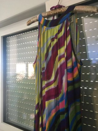 Vestido Aldo Martins Multicolor.Etiqueta talla 46